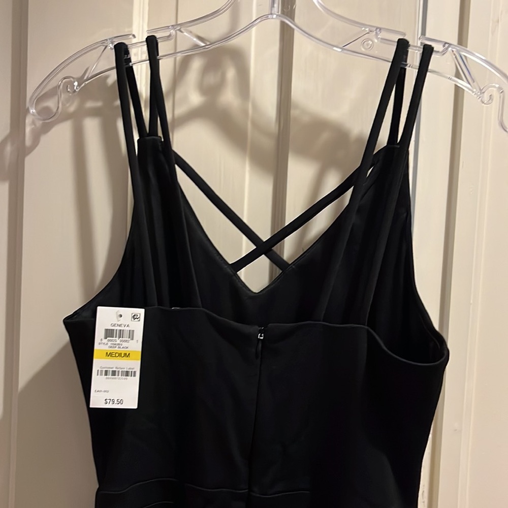 Black Strappy Dress Sz M